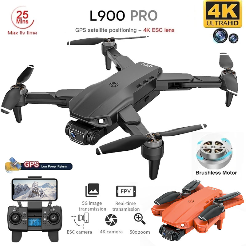 L900 Pro GPS Drone 4K Professi - Drone Multispectral ulasan dan harga