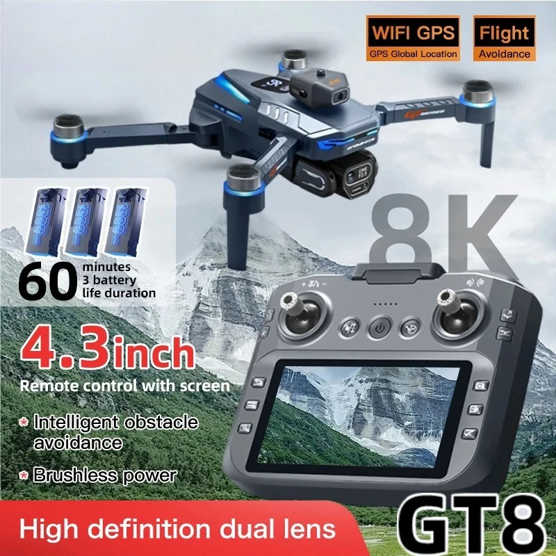 Original GT8 Drone 8K Professi - Drone Multispectral ulasan dan harga