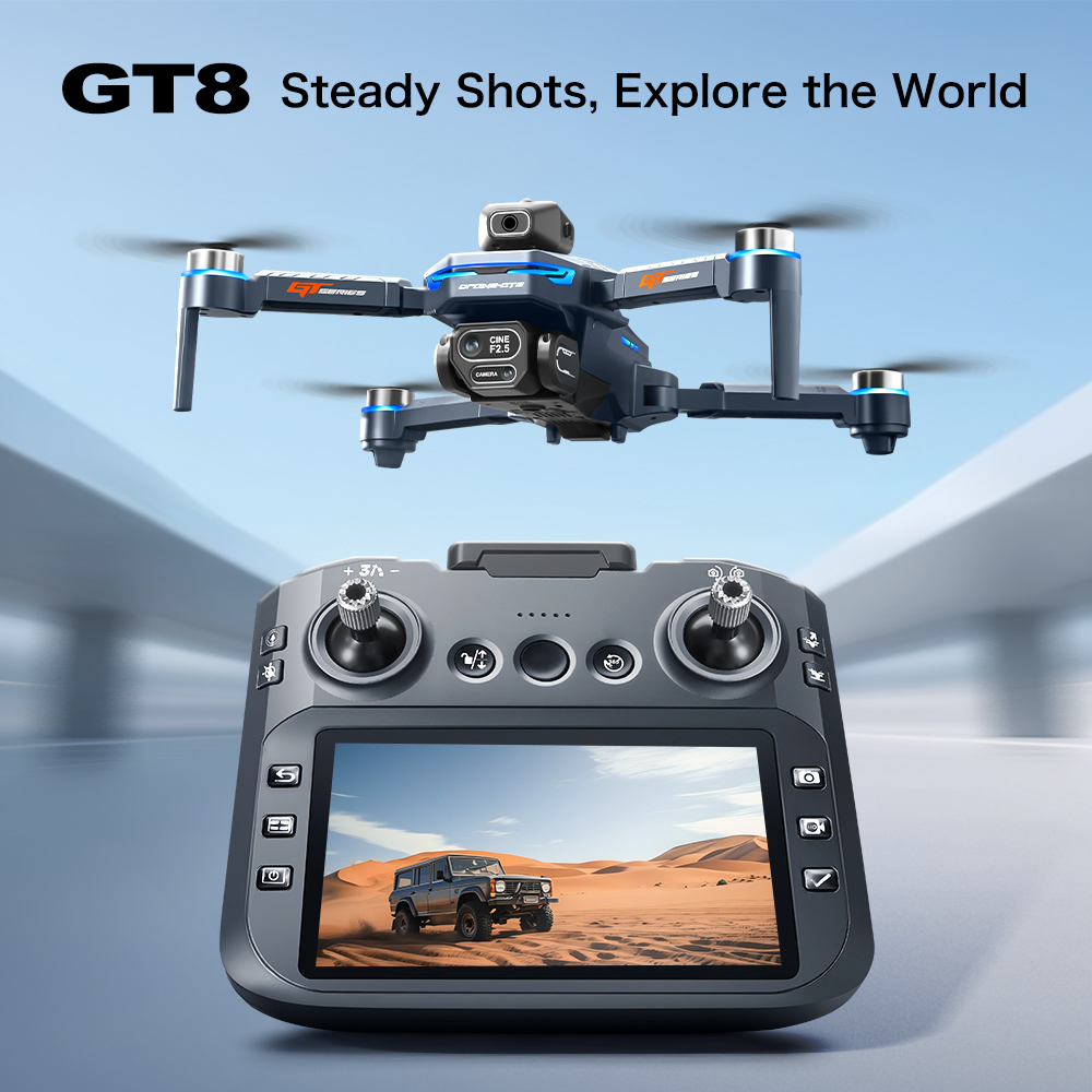 GT8 Max Foldable Drone 8K HD P - Drone Video Production ulasan dan harga
