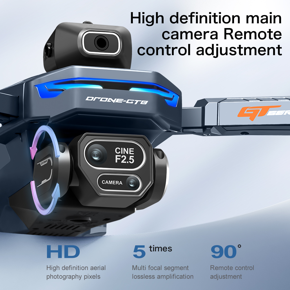 NEW GT8 HD RC Drone 4K Profess - Drone Video Production ulasan dan harga